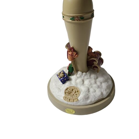 Brown Bag Santa  Claus  Sleigh  Teddy Bear Cookie Stamp Press 1998 Holiday - Picture 2 of 8